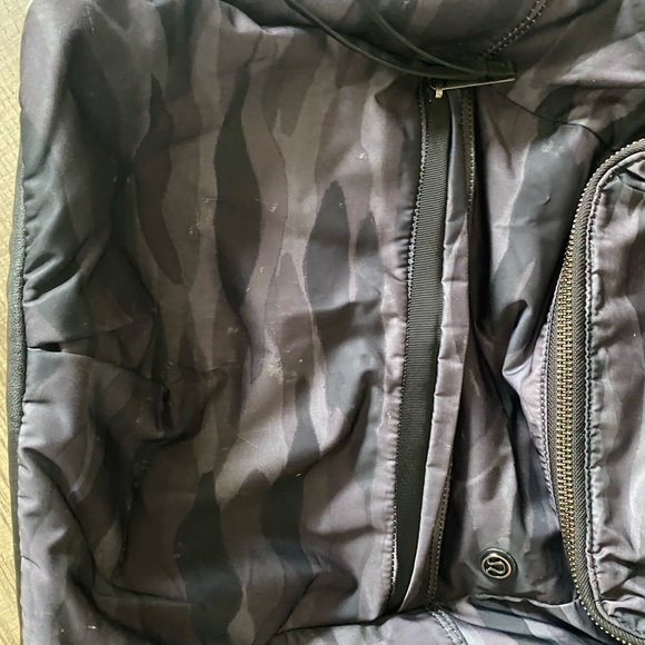 Lululemon grey and black camo backpack - Picture 3 of 3